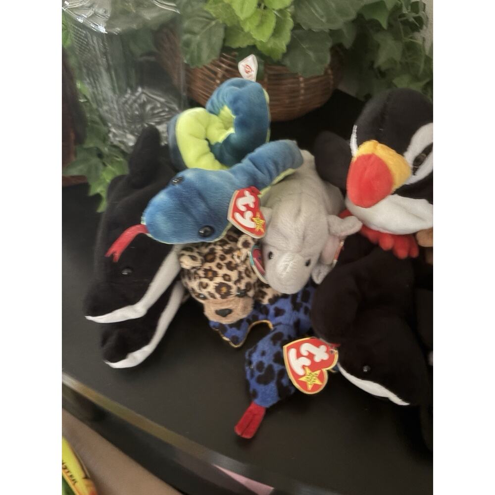 Ty Basket Beanie Babies💜Set of 10 Easter. (226) - Picture 3 of 10